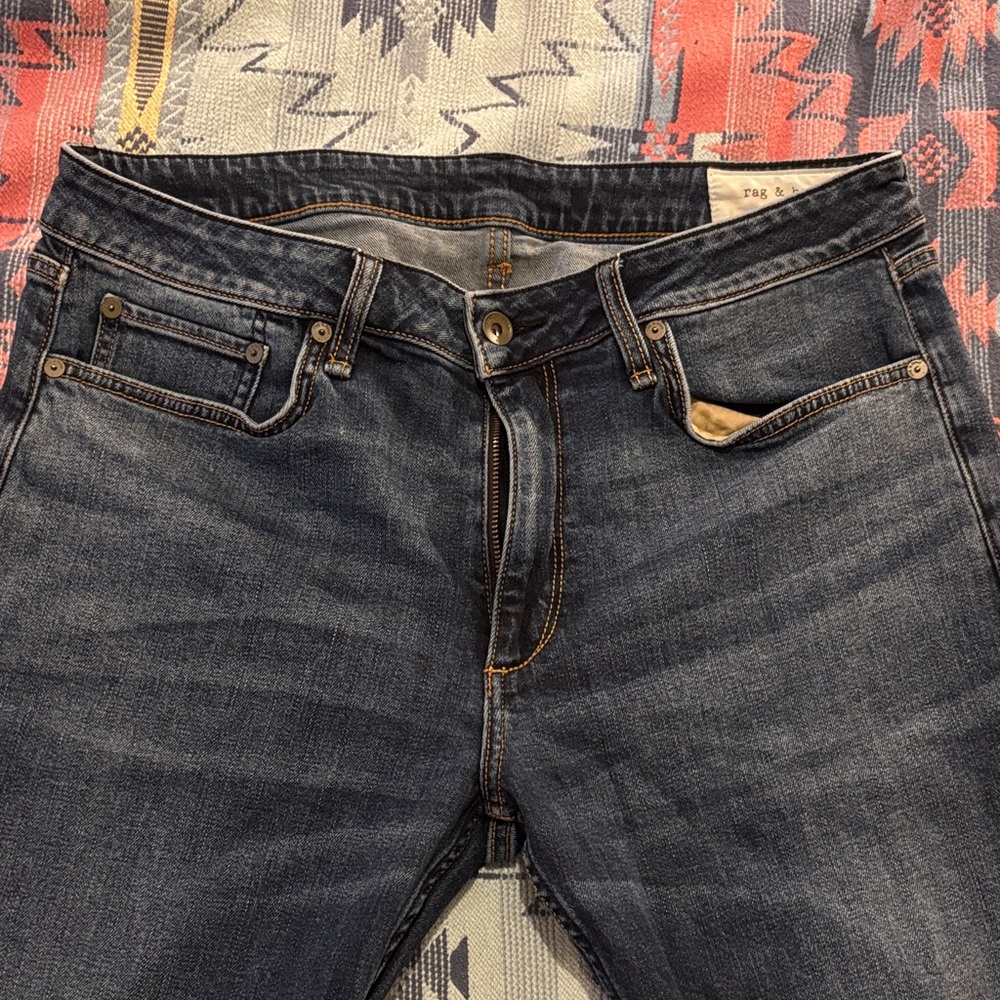Rag & Bone fit 3 athletic jeans, size 34, excellent condition